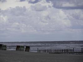 isola di wangerooge nel mare del nord foto