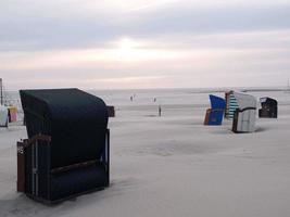 isola di borkum in germania foto