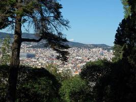 la città di barcellona in spagna foto