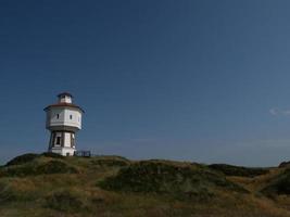 l'isola di langeoog nel mare del nord foto