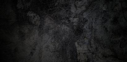 cemento nero grigio scuro per lo sfondo. priorità bassa di struttura di cemento di pietra nera foto