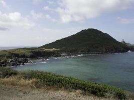 isola della corsica nel mar mediterraneo foto