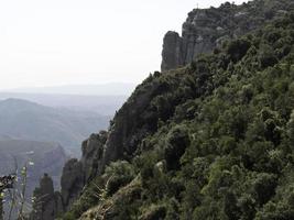 convento di montserrat in spagna foto