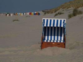 juist isola nel mare del nord foto