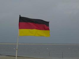 isola di borkum in germania foto