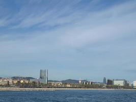 la città di barcellona in spagna foto