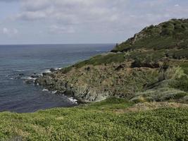 isola della corsica nel mar mediterraneo foto