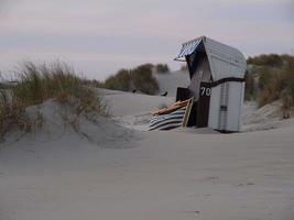 isola di borkum in germania foto