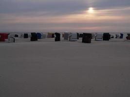 l'isola di Borkum foto