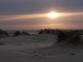 isola di borkum in germania foto