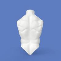 rappresentazione 3d del torso umano foto