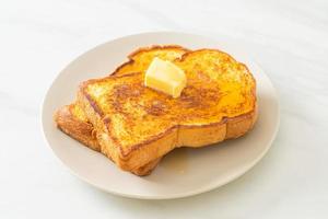 french toast con burro e miele foto