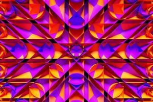Illustrazione 3d di uno sfondo astratto colorato con linee geometriche. struttura grafica moderna. motivo geometrico. foto