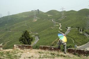 vista sulla piantagione di montagna foto