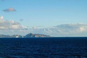 in viaggio con una nave da crociera per philipsburg st. maarten foto