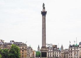 hdr trafalgar square a londra foto