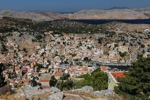 isola di symi in grecia foto