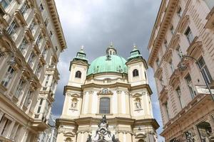 chiesa di san pietro, peterskirche a vienna, austria foto