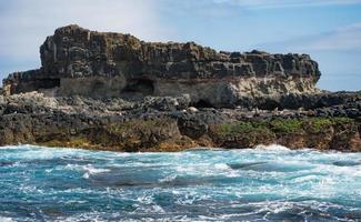 Seal Rock Island la più grande colonia di foche quasi phillip isola di victoria, stato dell'australia. foto