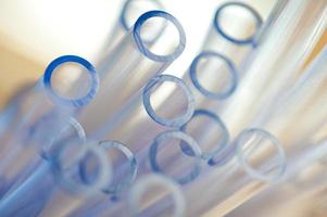 tubi in plastica per dispositivi medici foto