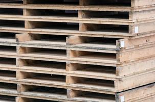 il pallet di legno foto