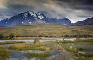 torres del paine, cile, sud america foto