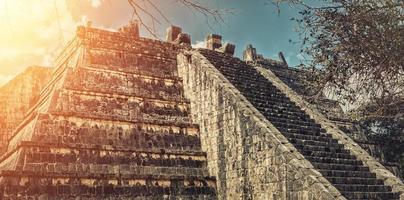 antiche rovine di chichen itza foto