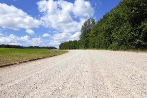 strada di campagna sabbiosa foto