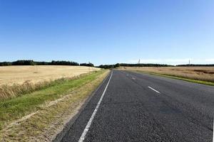 piccola strada di campagna foto