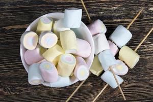 marshmallow morbido dolce multicolore foto