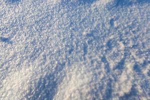 struttura della neve, primo piano foto