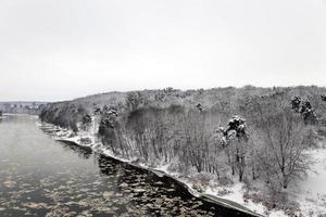 fiume neman d'inverno foto