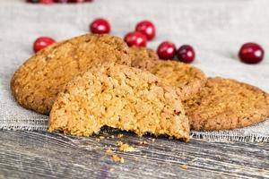 biscotti di farina d'avena freschi foto