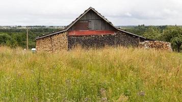 vecchia casa, campo foto