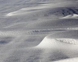 neve alta, primo piano foto