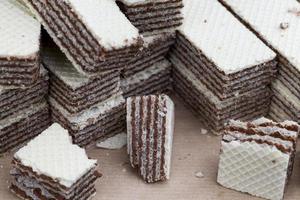 cialde di grano con ripieno di cioccolato foto