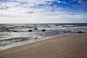 il mar baltico è freddo d'estate foto