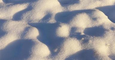 grandi cumuli di neve foto