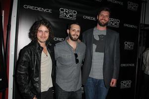 los angeles, 10 giugno - riley bodenstab, greg meller, josh mendoza all'evento di lancio di un killer of men screening e credence entertainment al teatro acme il 10 giugno 2015 a los angeles, ca foto