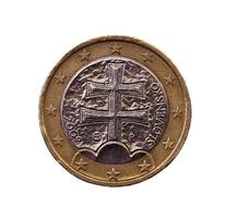 moneta in euro dalla slovenia foto