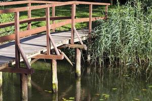 ponte di legno, primo piano foto