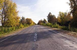 piccola strada di campagna foto