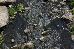 acqua nera, primo piano foto