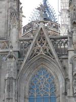 cattedrale gotica della città di barcellona foto
