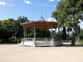 parco o giardini della cittadella nella città di barcellona foto