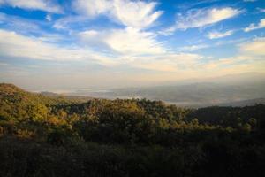 punto di vista di doi hua mot, distretto di umphang, provincia di tak, tailandia foto