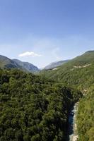 distretto di montagna. montenegro foto