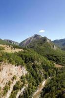 distretto di montagna. montenegro foto