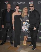 los angeles, 19 marzo - dick wolf, noelle lippman, coco austin, ice-t al paleyfest 2016, dick wolf saluta al teatro dolby il 19 marzo 2016 a los angeles, ca foto