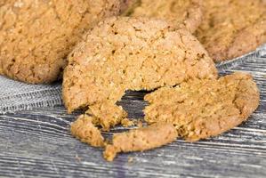 biscotti croccanti all'avena foto